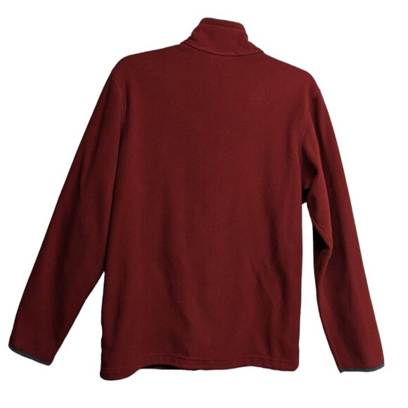Columbia Sweater Men Small Long Sleeve Fleece Full Zip Sweater Red / Brick S - Picture 2 of 6
